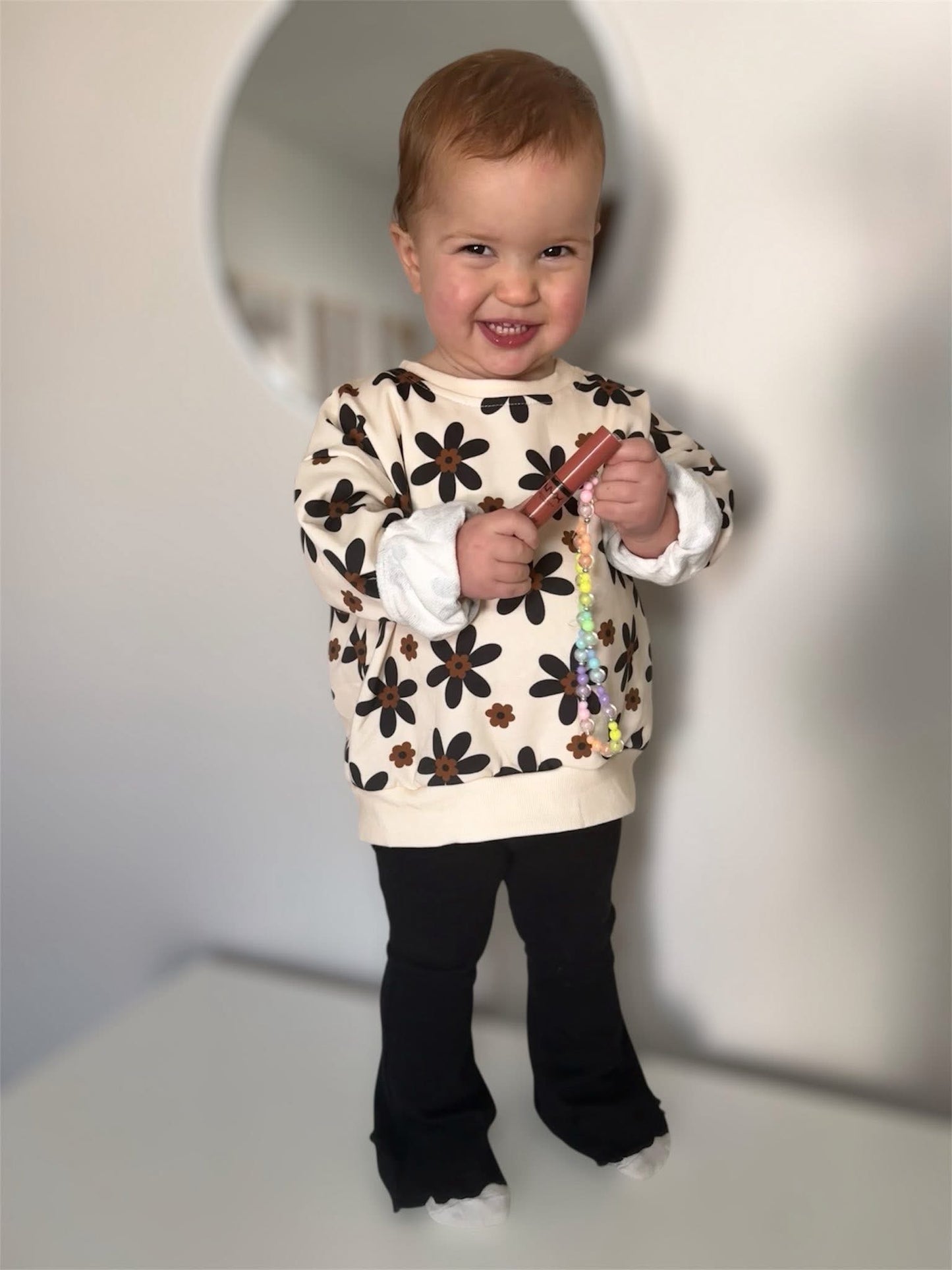 LG Retro Bloom Crewneck