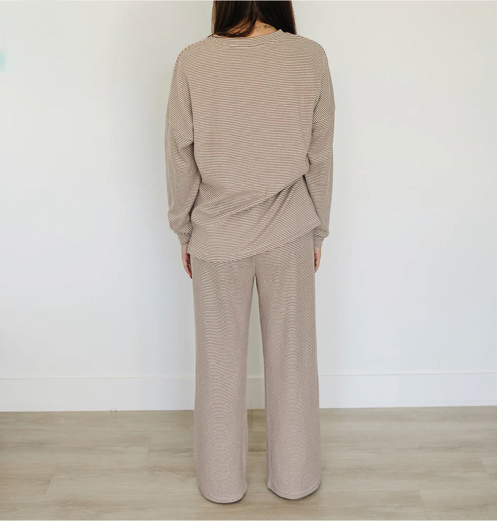 Women’s Striped Loungewear Set