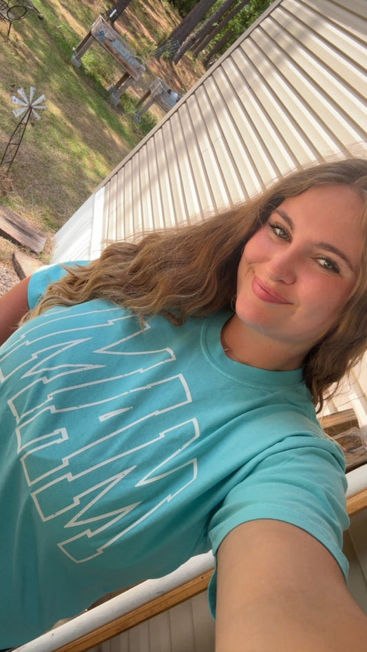 LG MAMA TEE / Blue Lagoon