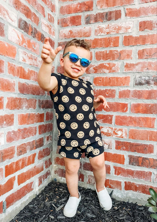 Smiley Tank Short Set