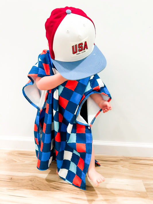 LG Checks • Hooded Towel