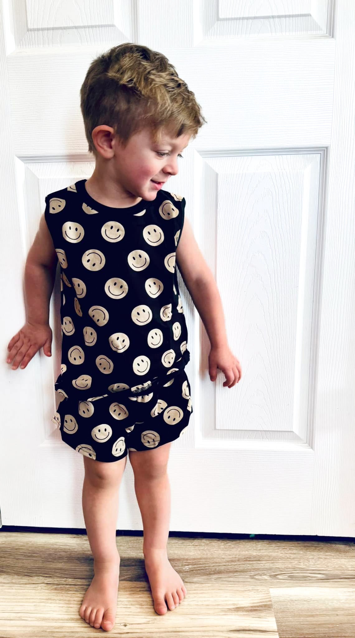 Smiley Tank Short Set