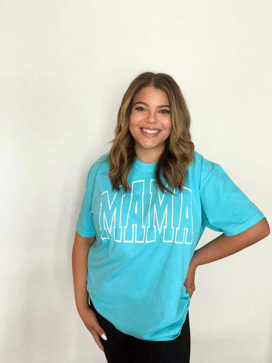 LG MAMA TEE / Blue Lagoon