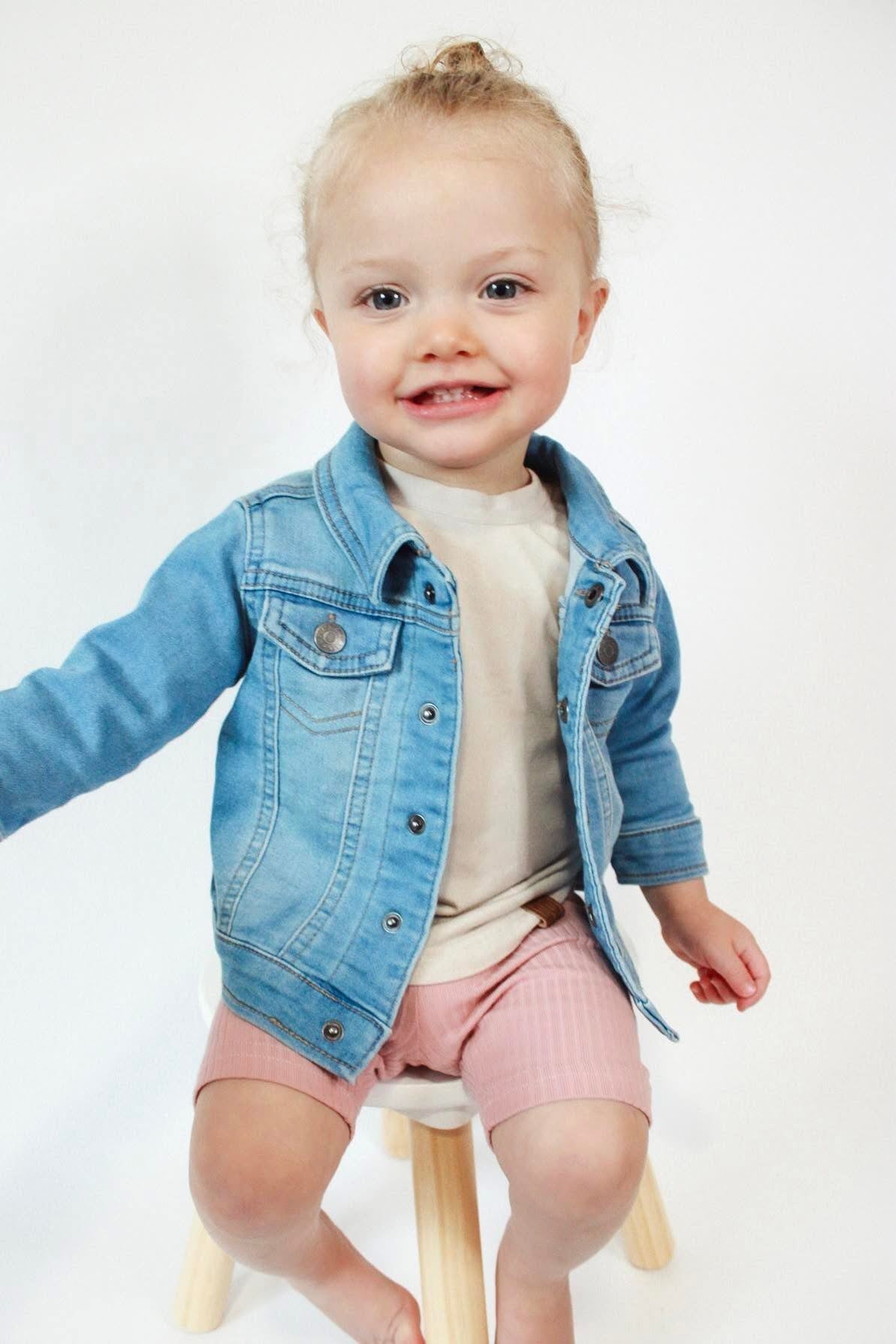 LG Ribbed Bikers | Dusty Rose