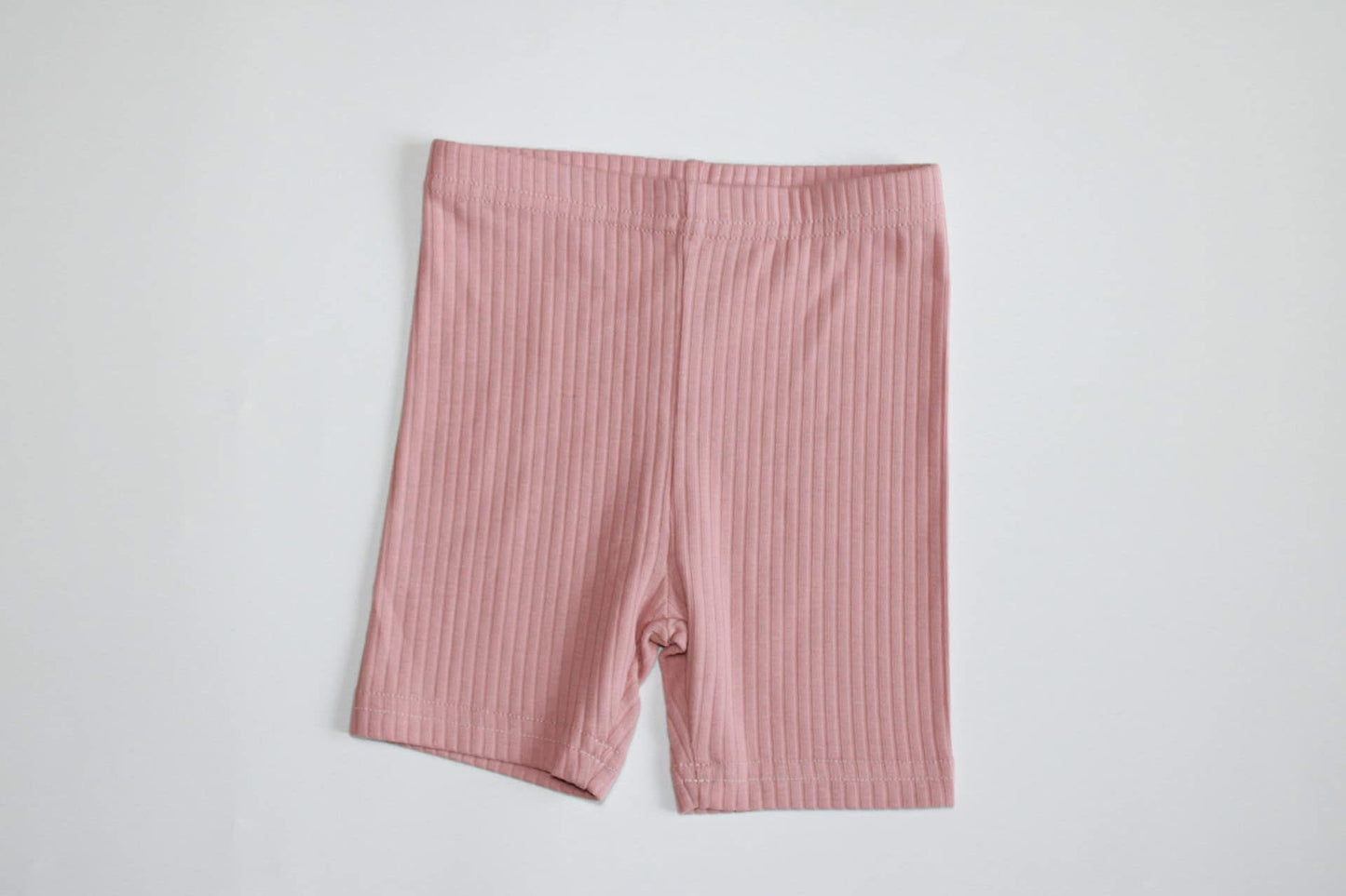 LG Ribbed Bikers | Dusty Rose