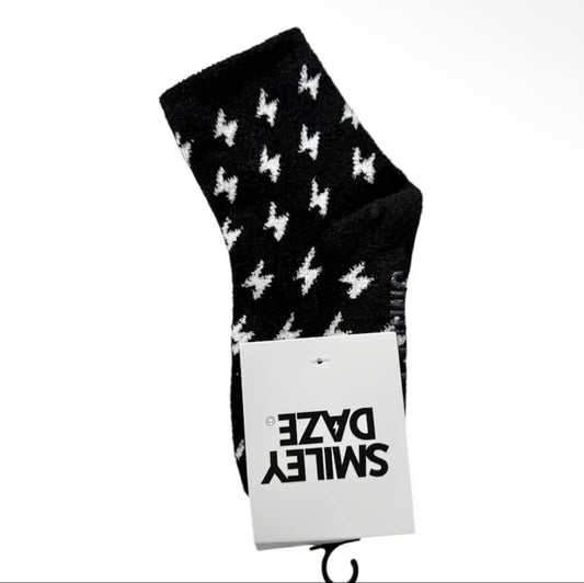 Fuzzy Bolt Socks