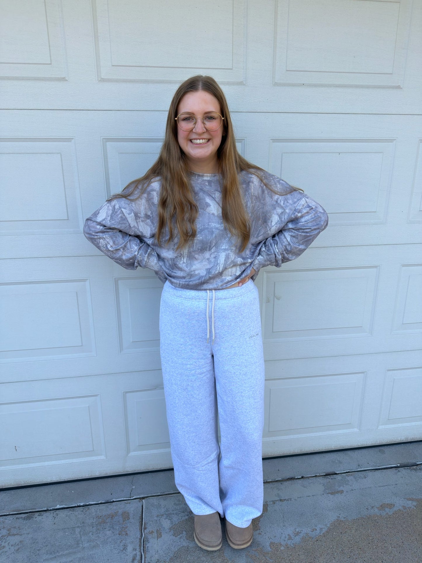 Adult Lightweight Pullover • Gray Camo