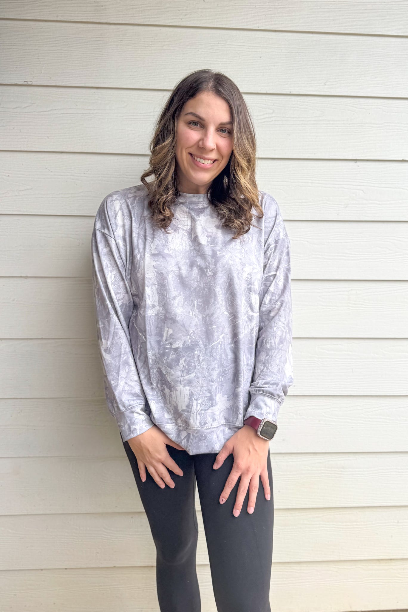 Adult Lightweight Pullover • Gray Camo
