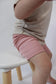 LG Ribbed Bikers | Dusty Rose