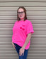 Cherries Neon Pink Graphic Tee
