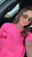 Cherries Neon Pink Graphic Tee