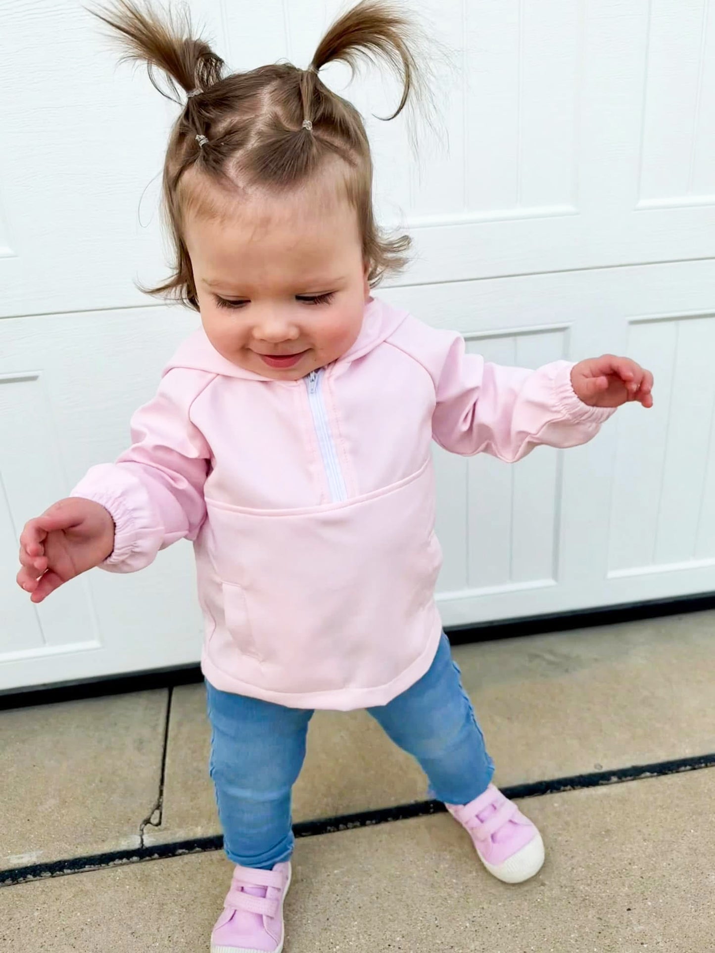 Pastel Pink Windbreaker