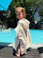 SUNNY TRIPE PONCHO TOWEL