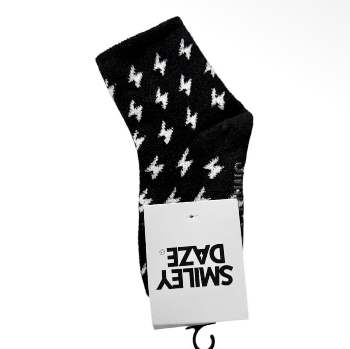 Fuzzy Bolt Socks