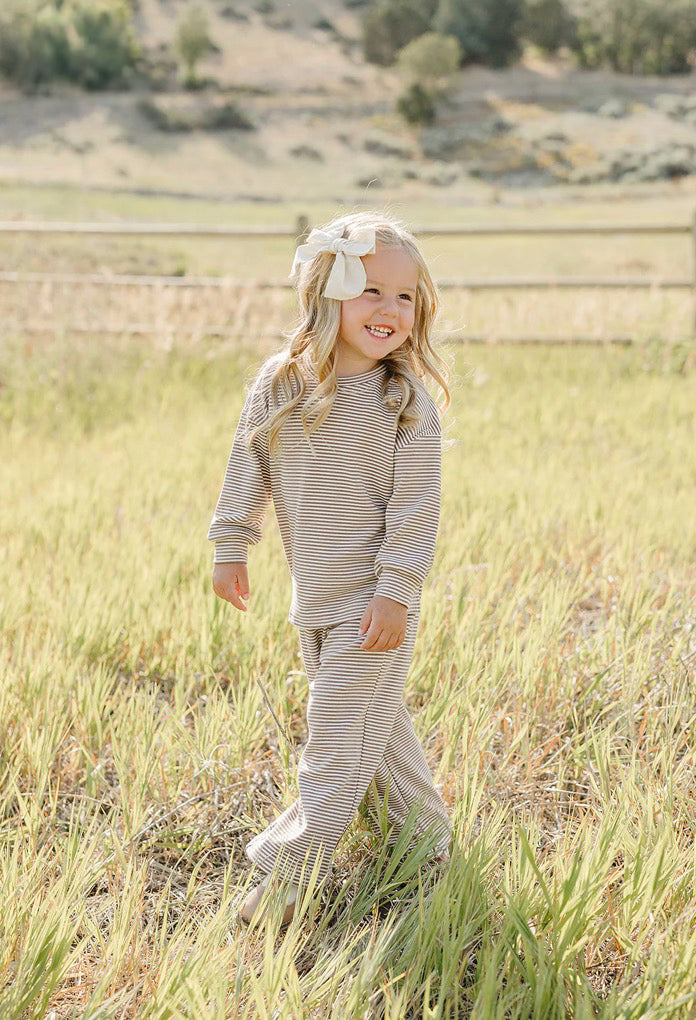 Kids Striped Loungewear Set