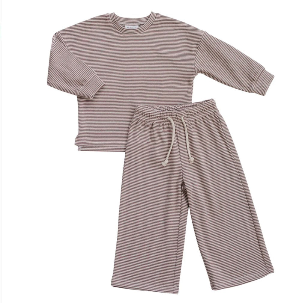 Kids Striped Loungewear Set