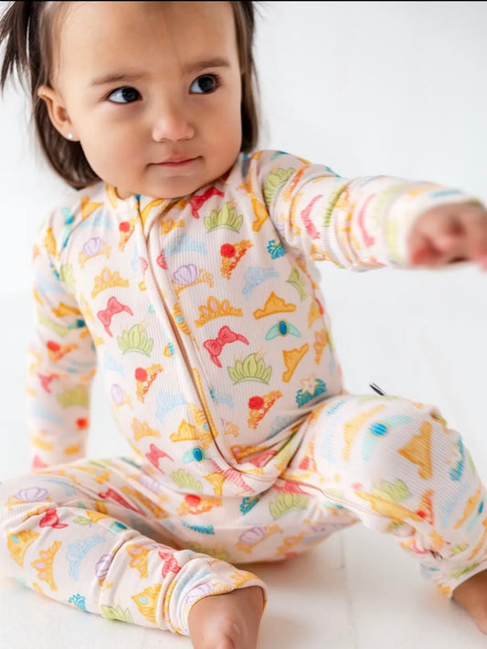 Tiara’s Ribbed Bamboo Zippy & 2 Piece Set